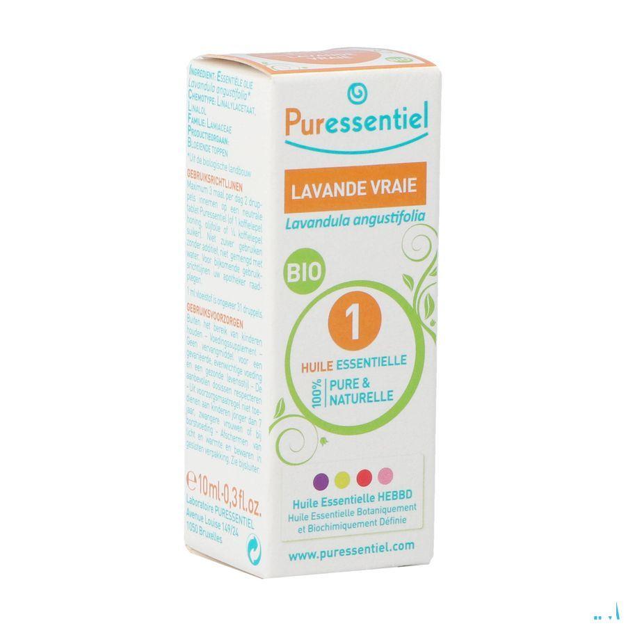Puressentiel Eo Echt Lavendel Bio Exp.ess Olie10 ml  -  Puressentiel