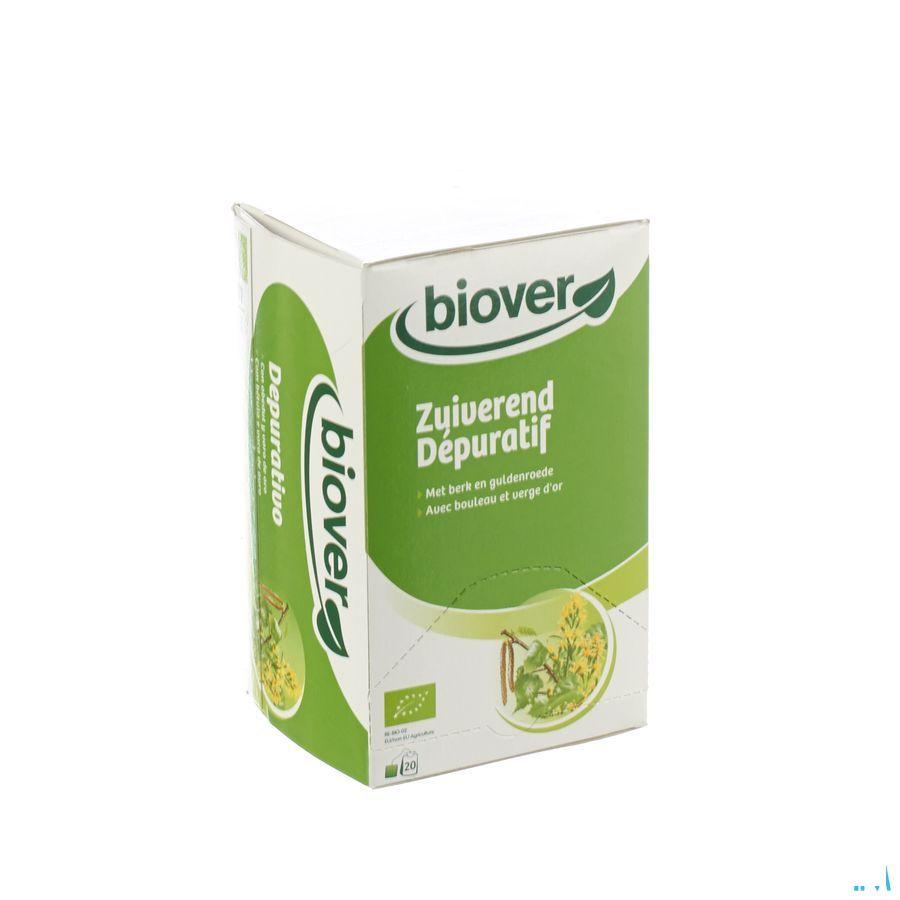 Biokruideninfusie Zuiverend Zakje 20  -  Biover