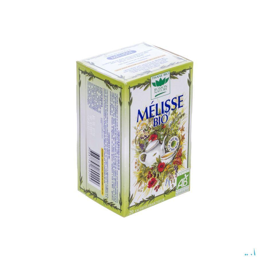 Tisane Romon Nature Melisse Bio Sachet 20  -  Gelbopharma