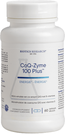 Biotics Coq-Zyme 100 Plus 60 gélules  -  Energetica Natura