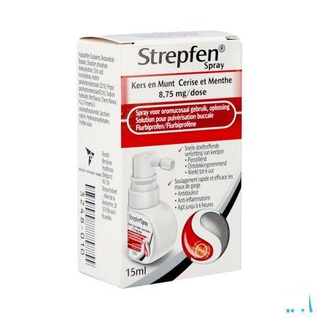 Strepfen 8,75 mg Spray Solution Pulv Buccale 15 ml