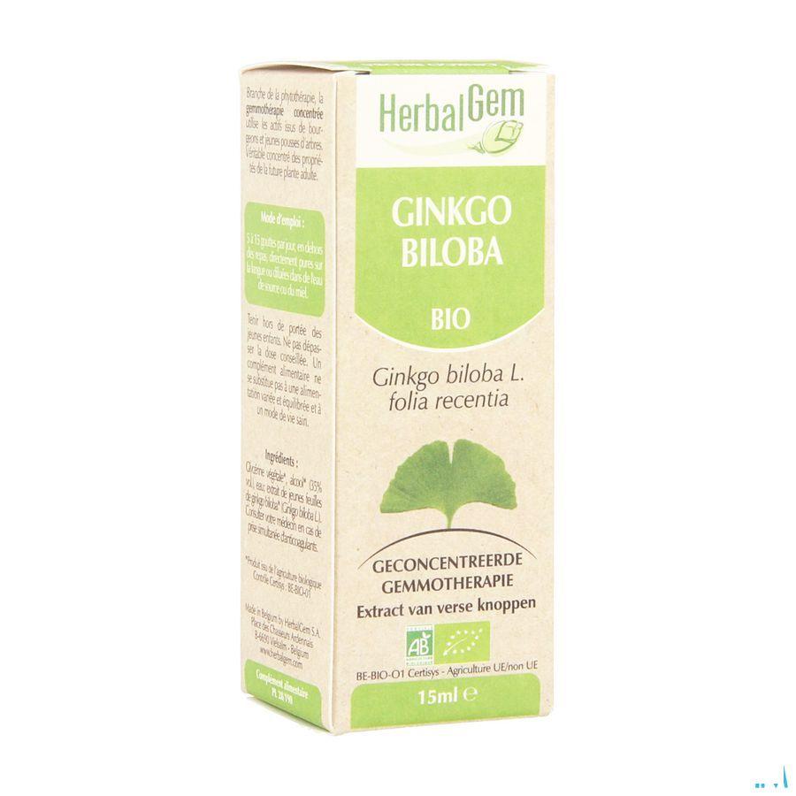 Herbalgem Ginkgo Biloba Maceraat 15 ml  -  Herbalgem