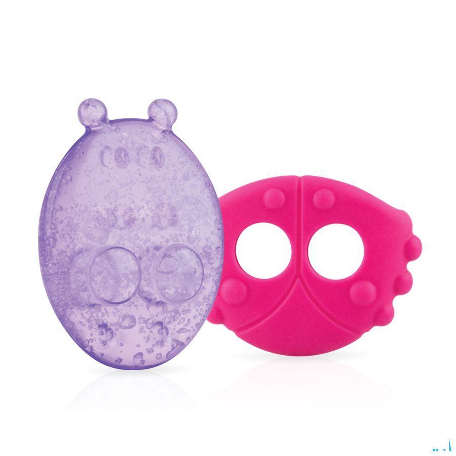 Nuby Koelbijtfiguur Diertjes Met Beschermhoes - 3m +   -  New Valmar