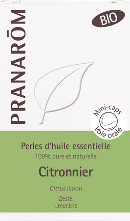 Parels Bio Citroen Essentiele Olie 60  -  Pranarom