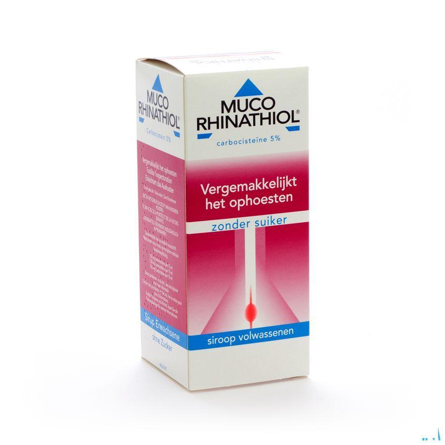 Muco Rhinathiol 5% Siroop Ad zonder suiker 250 ml