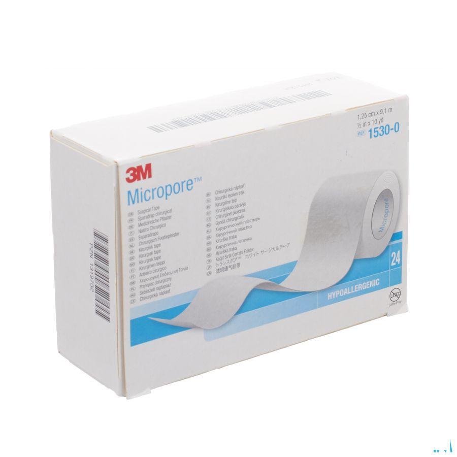 Micropore 3m Hechtpleister 12mmx9,14m Rol 24 1530  -  3M