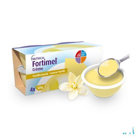 Fortimel Creme Vanille 4X125 g  -  Nutricia