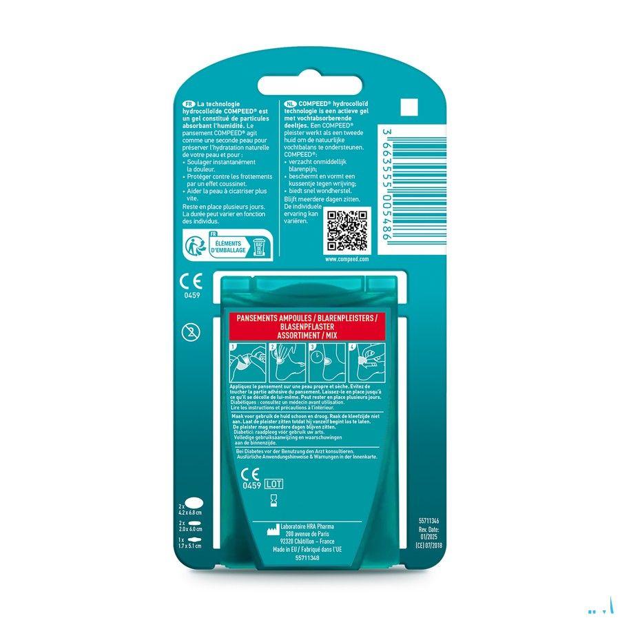 Compeed Pansement Ampoules Mixpack 5