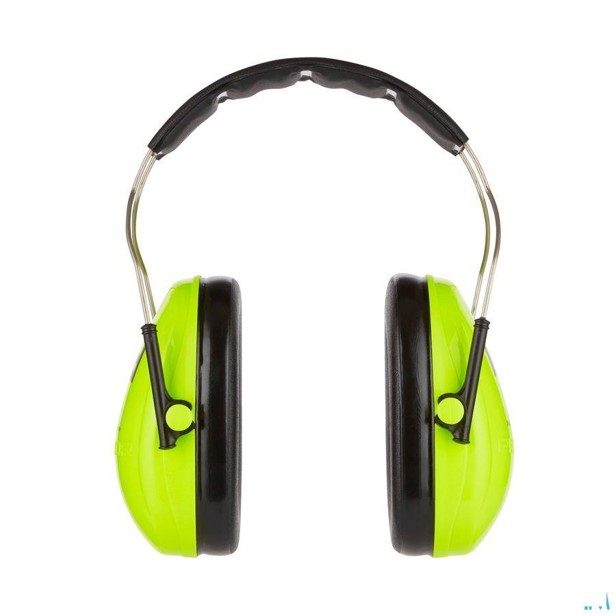 Peltor Hearing Protector Kid Neon Green 1  -  3M