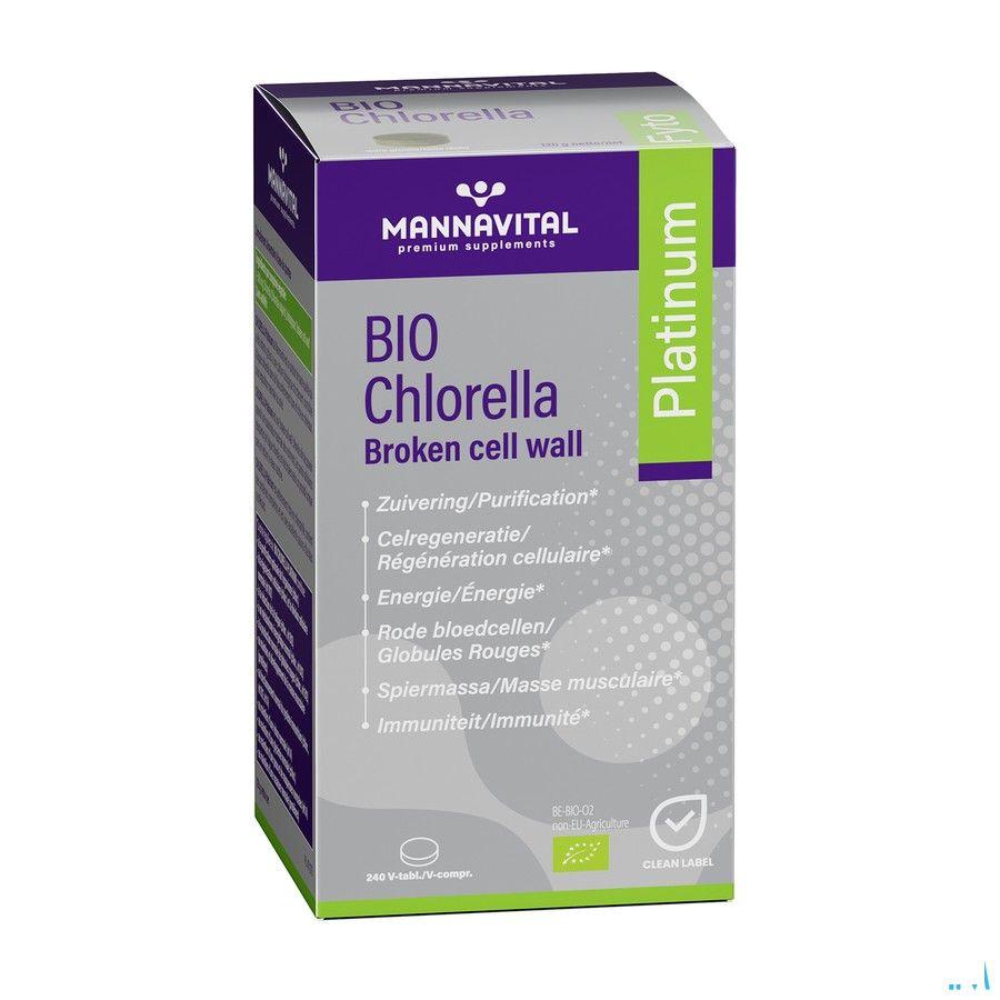 Mannavital Chlorella Platinum V-Comprimes 240