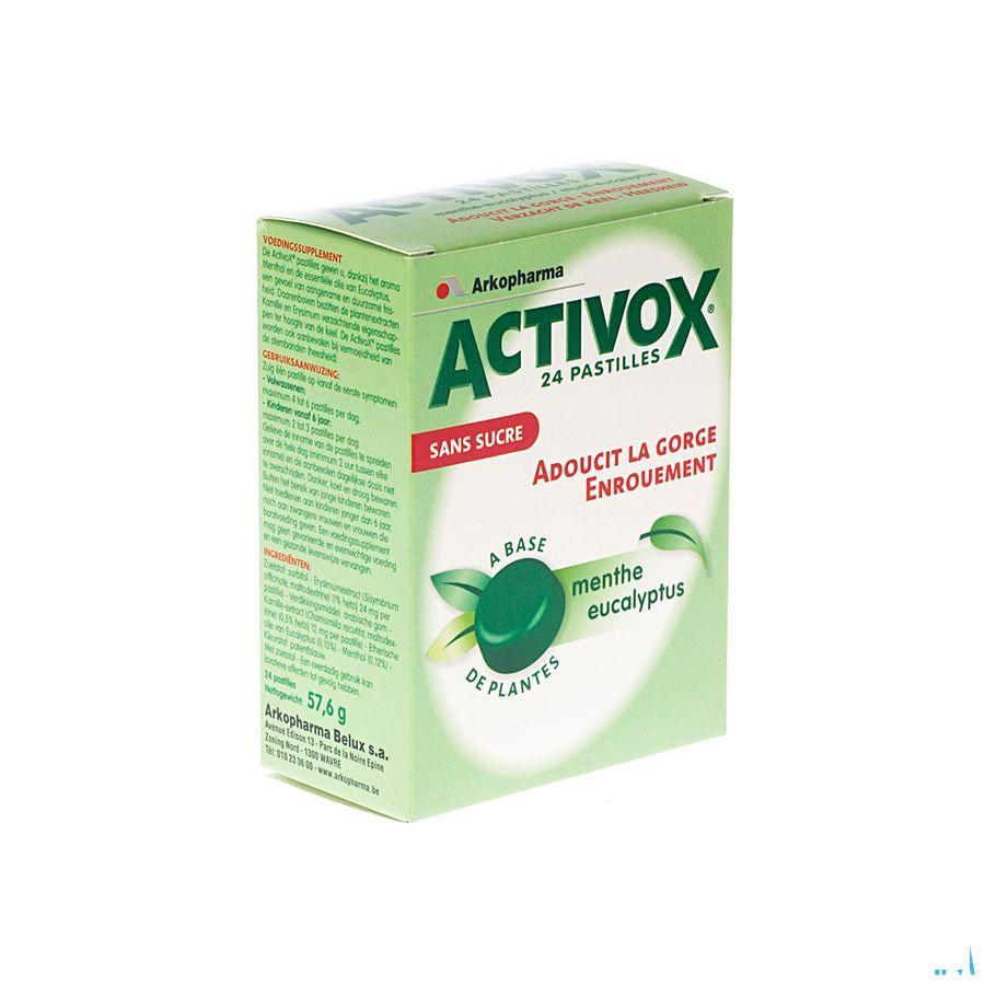 Activox Menthe-eucalyptus Ss Pastille 24 3567567  -  Arkopharma