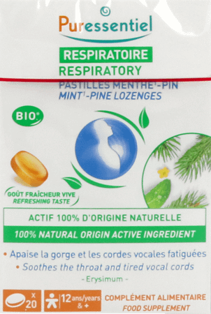 Puressentiel Respiratoire Menthe Pin Past 20