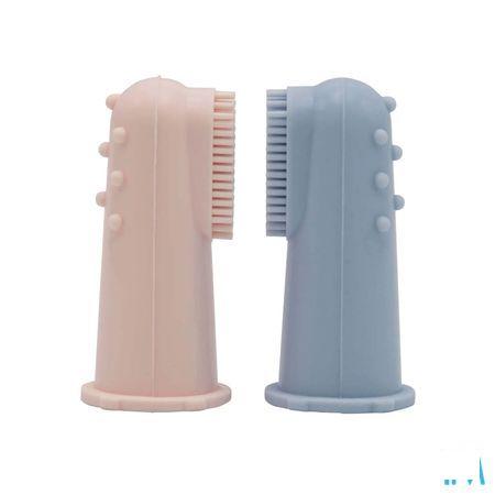 Difrax Tandenborstel Vingertop Silicone Ass  -  Difrax