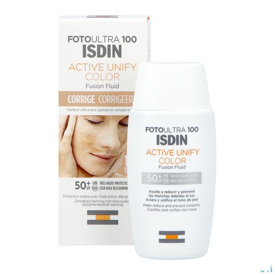 Isdin Fotoultra Active Unify Color Ip50 + 50 ml  -  Isdin