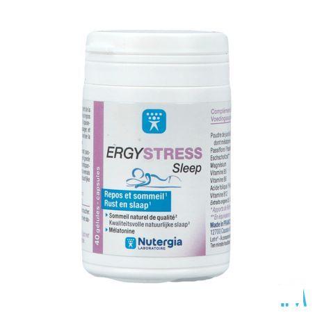 Ergystress Sleep Caps 40  -  Laboratoire Nutergia