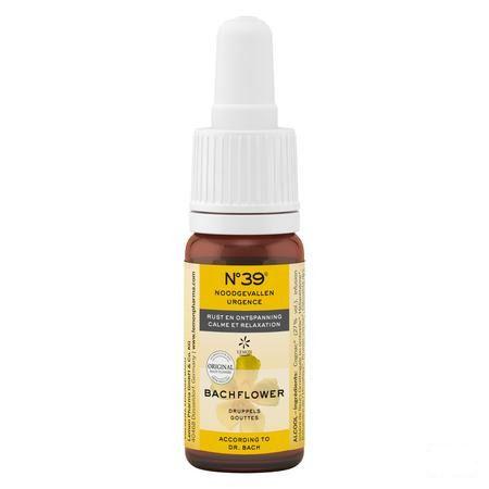 Fleurs De Bach Nr 39 Urgences  Gouttes 10 ml  -  Eureka Pharma