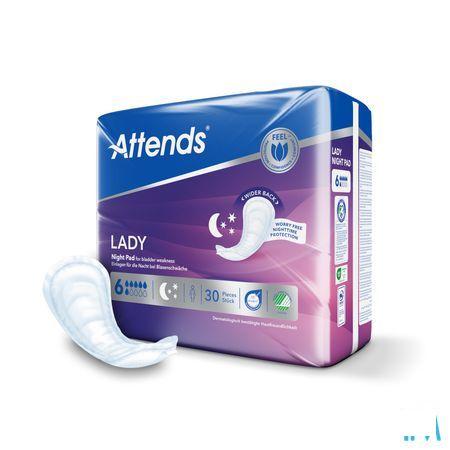 Attends Lady Night Pad 1 x 30
