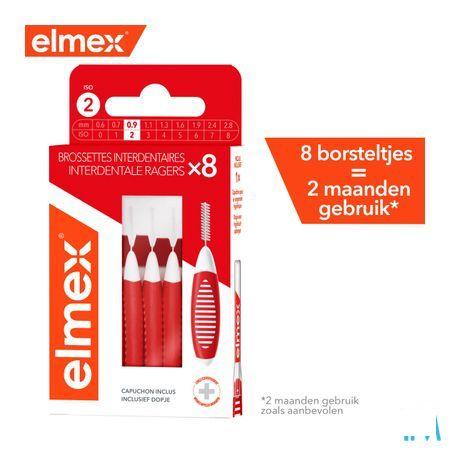 Elmex Set Brossettes Interdentaires Iso 2 0,9Mm 8