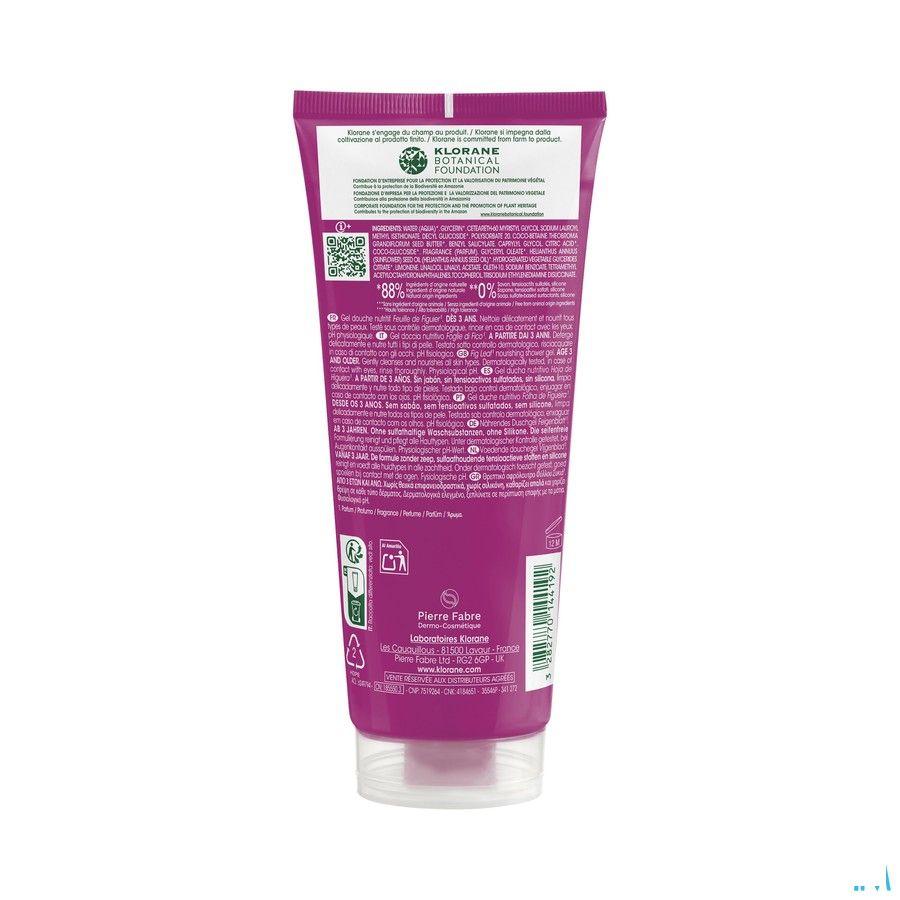 Klorane Lichaam Douchegel Vijg 200 ml