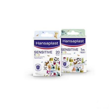 Hansaplast Pleisters Kids Sensitive 1Mx6Cm  -  Beiersdorf