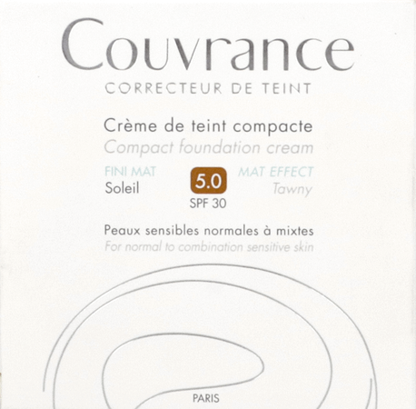 Avene Couvrance Creme Teint Tabletten 05 Oil-free Sol.10 gr  -  Avene