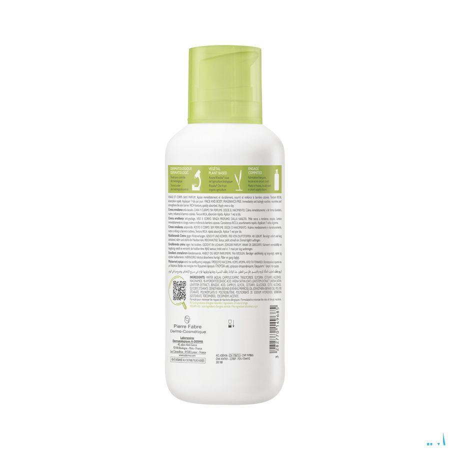 Aderma Exomega Control Creme Emolierend Tube 400 ml  -  Aderma
