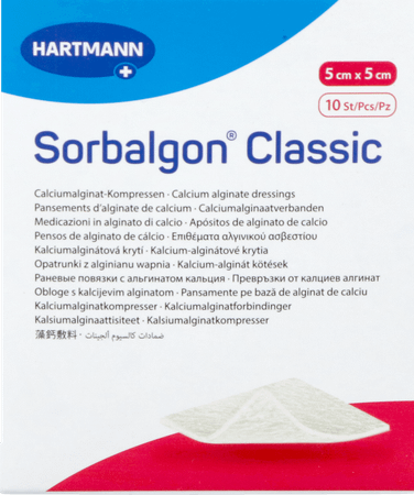 Sorbalgon Hartm Ster 5cmx 5cm 10 9995985  -  Hartmann