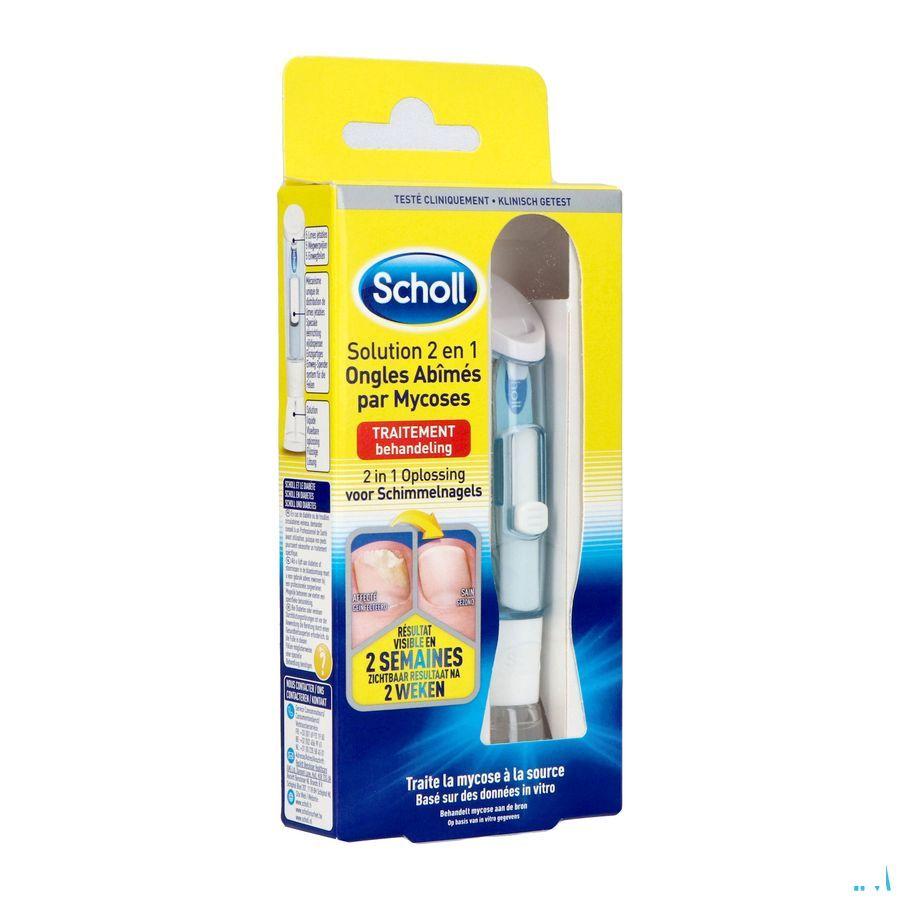 Scholl 2in1 Oplossing Schimmelnagels 3,8ml + 5 Vijlen