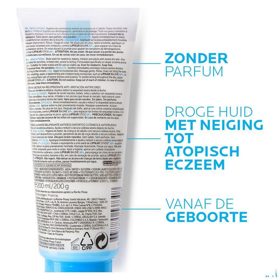 Lipikar Syndet Ap + 200 ml  -  La Roche-Posay