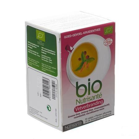 Infusie Bio Vetverbrander Zakje 20  -  Nutrisante