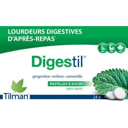 Digestil 24 Comprimes à Sucer  -  Tilman