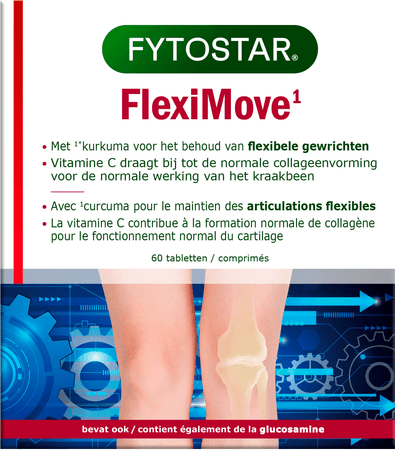 Fytostar Flexi Move Curcumine + Glucosam. Tabletten 60  -  Ocebio