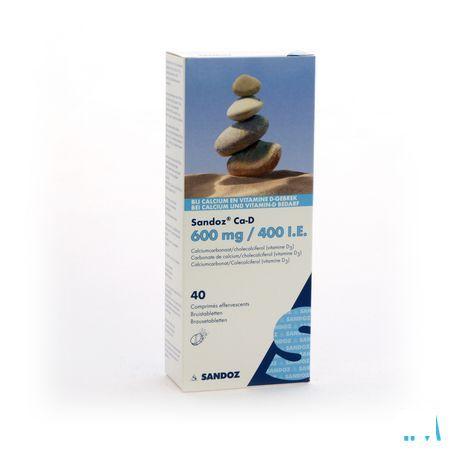 Sandoz Ca D 600 mg/400IEBruistabletten 40