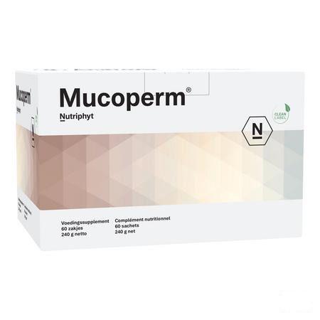 Mucoperm Poeder Zakje 60 X 4g  -  Nutriphyt