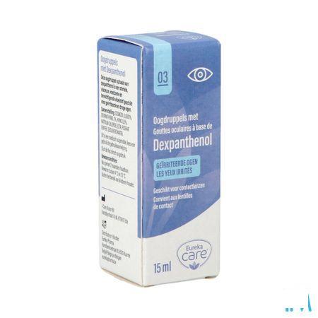 Eureka Care Oogdr.Irrit.Ogen Dexpanth.Prov.B5 15 ml  -  Eureka Pharma