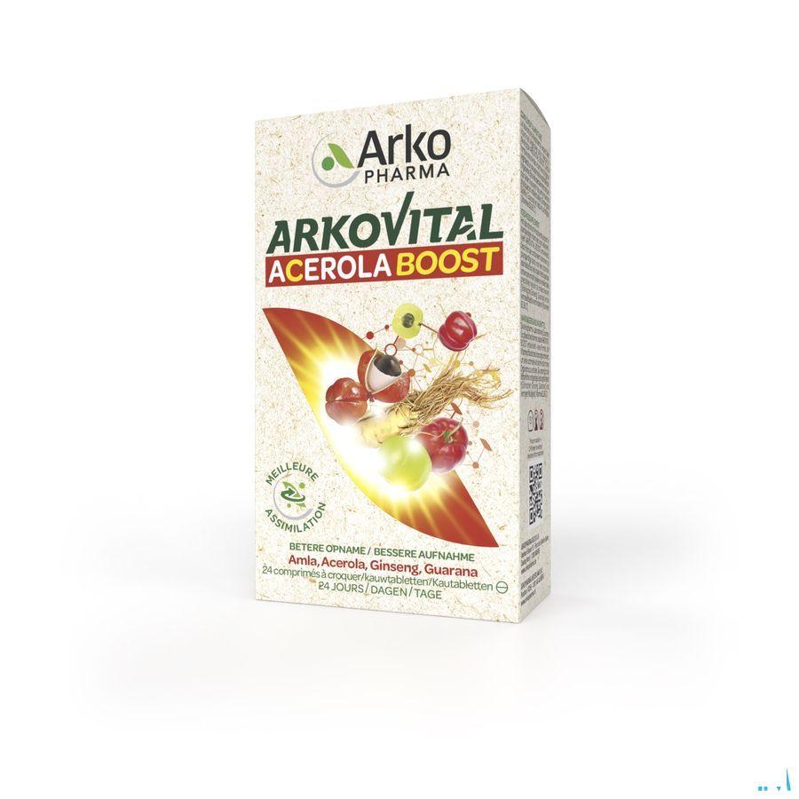 Arkovital Acerola Boost Comprimes Ã  Croquer 24  -  Arkopharma