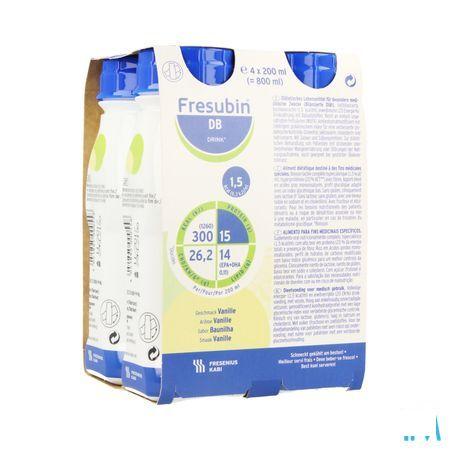 Fresubin Db Drink Vanille Easybot.4x200 ml  -  Fresenius