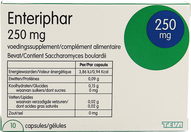 Enteriphar Capsule 10x250 mg 