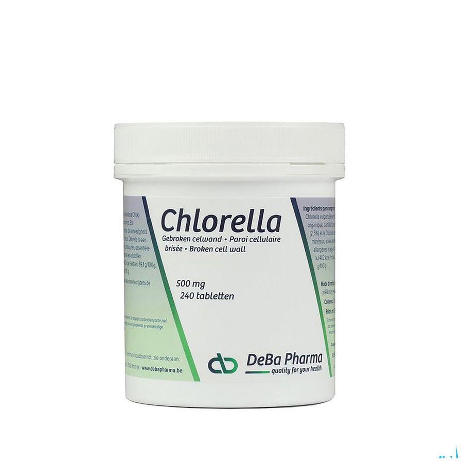 Chlorella Comprimes 240x500 mg  -  Deba Pharma