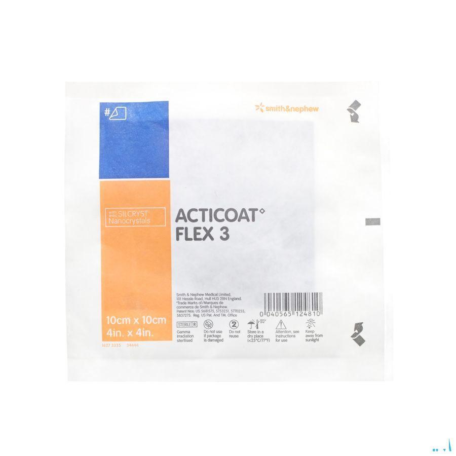 Acticoat Flex 3 Pansement Ind.Ster 10 x  10Cm 1 66800399