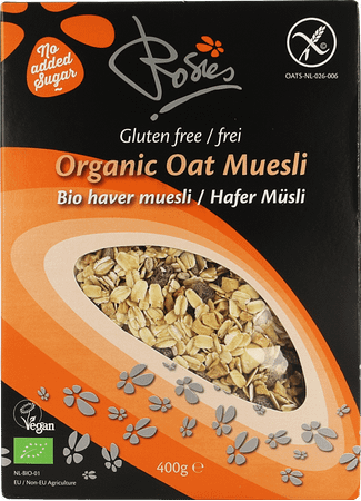 Rosies Muesli Haver Bio 400 gr 5767  -  Revogan