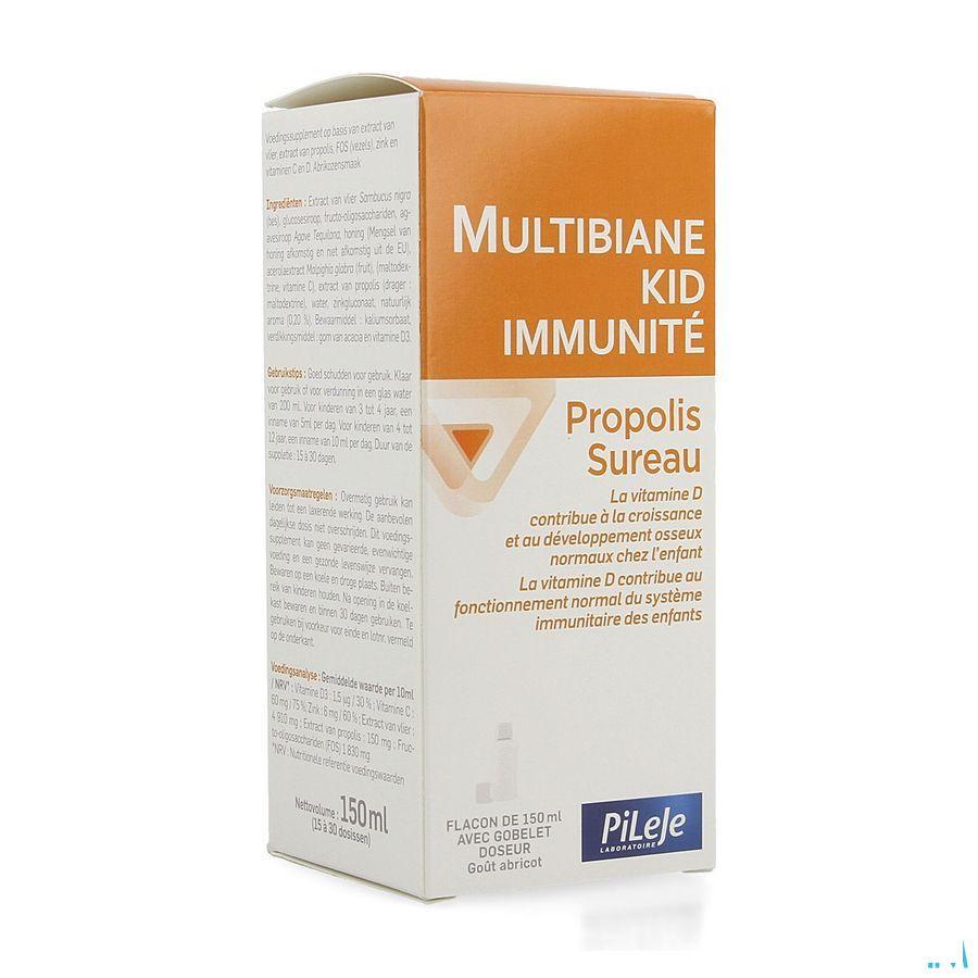 Multibiane Kid Immuniteit 150 ml  -  Pileje
