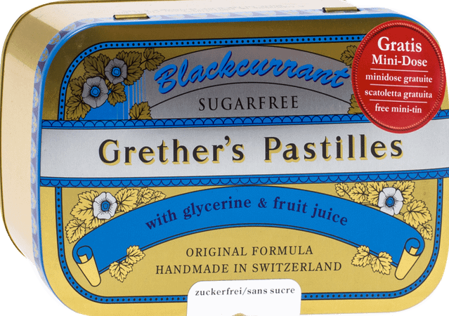 Blackcurrant Grethers Zs Past 440 gr  -  Melisana