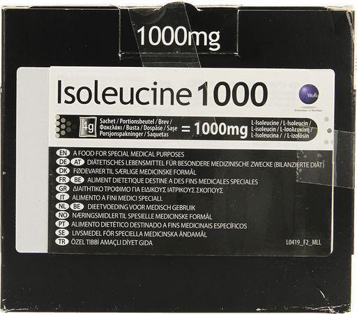 Isoleucine 1000 Poeder Zakje 30x4g 
