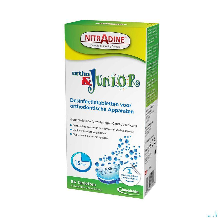 Nitradine Ortho & Junior Comprimes 64  -  Dental Care Products