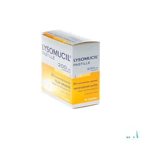 Lysomucil 200 Comprimes A Sucer - ZuigComprimesetten 20