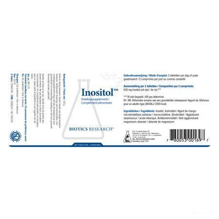 Biotics Inositol 200 tabletten  -  Energetica Natura