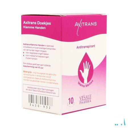 Axitrans Klamme Handen Doekjes 10