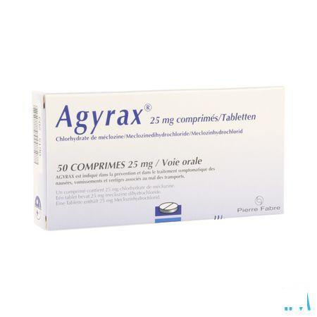 Agyrax 25mg Comp 50