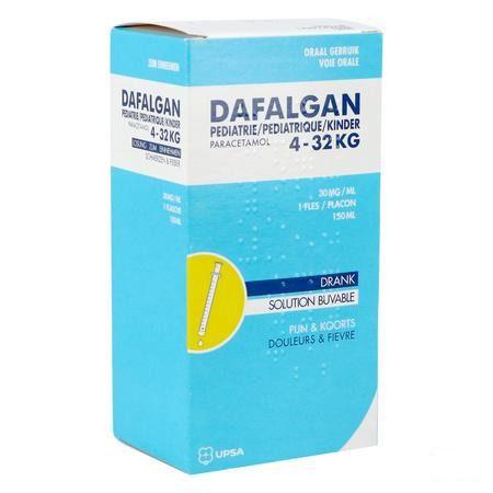 Dafalgan Pediatrie 30 mg/ml Solution Buv. 150 ml
